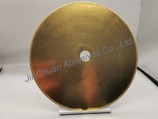 1A1R Electroplated Diamond Grinding Wheel 210*0.8*20*2mm D50/60 Cutting
