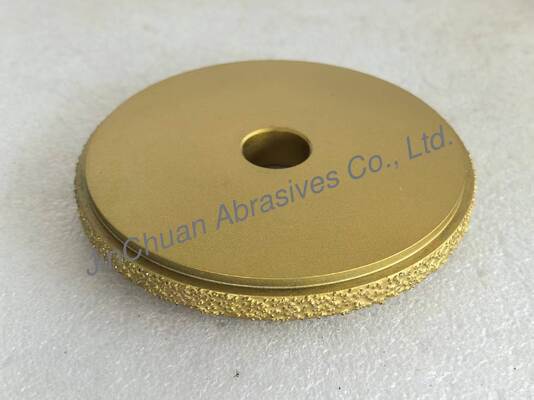 127mm Brazed Diamond Grinding Wheel D20/25 Thermal Damage Free for Carbide Precision Grinding