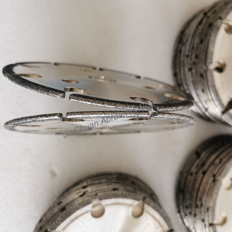 145*4.8*16*6mm B80/100 Electroplated CBN Cyclone Grinding Wheel For Chain SawSaws