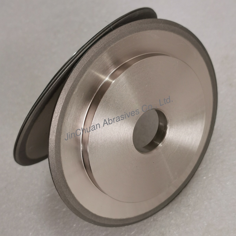 3A1 100*8T*20*11 D600 Electroplated Diamond Grinding Wheel For Grinding Leather Knives