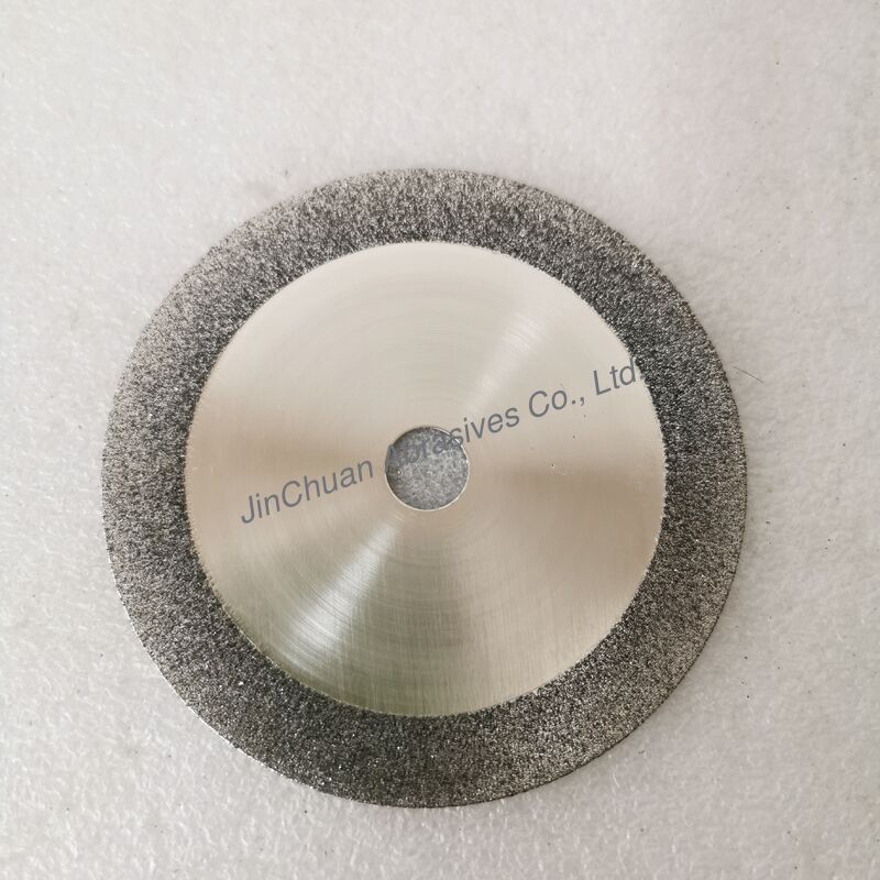 Customed Single-Sided Abrasive Electroplated CBN Cutting Blades 100*0.8*12.7mm B60/70