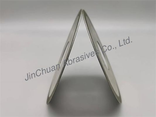Zilver Gegalvaniseerd Diamond Grinding Wheels Cutting Blade voor 1A1 100mm*0.8mm*7mm