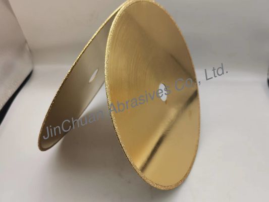 1A1R gegalvaniseerde CBN Diamond Grinding Wheel 210*0.8*20*2mm met Kolossaal