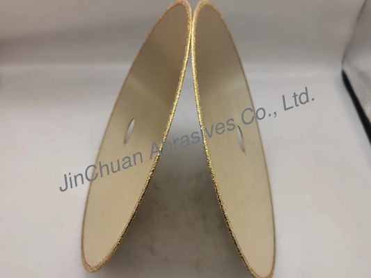 1A1R gegalvaniseerde CBN Diamond Grinding Wheel 210*0.8*20*2mm met Kolossaal