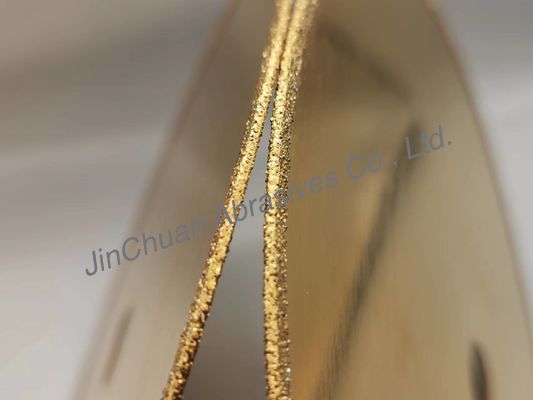 1A1R gegalvaniseerde CBN Diamond Grinding Wheel 210*0.8*20*2mm met Kolossaal