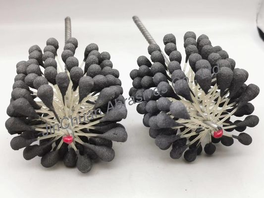 90*80*200mm 60 Grit Flex Hone Brush To Removing Braam