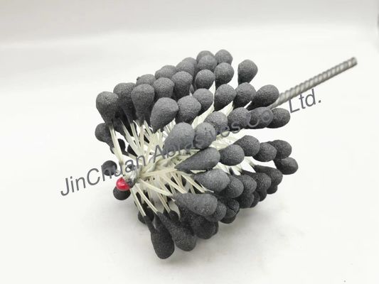 90*80*200mm 60 Grit Flex Hone Brush To Removing Braam