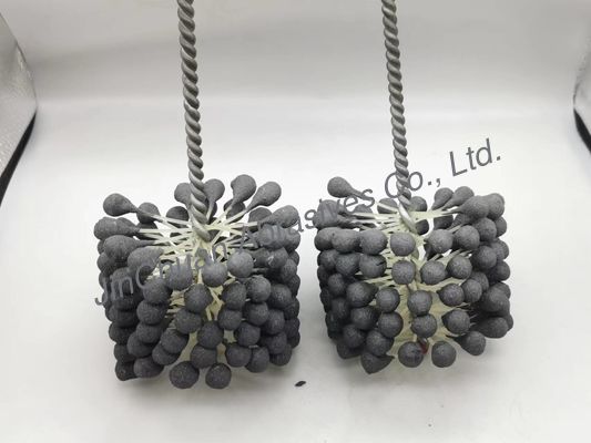 100*80*200mm de Flexibele Slijpende Borstel van de Cilinderbal voor en Boringen die schoonmaken eindigen