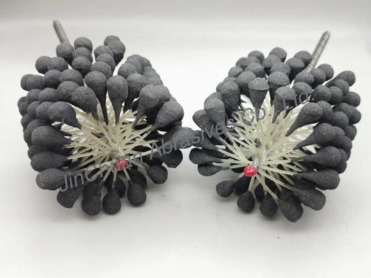 100*80*200mm de Flexibele Slijpende Borstel van de Cilinderbal voor en Boringen die schoonmaken eindigen