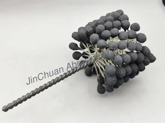 100*80*200mm de Flexibele Slijpende Borstel van de Cilinderbal voor en Boringen die schoonmaken eindigen