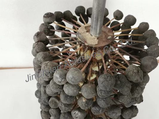 220 * 250 * 400mm van de de Slijpsteenborstel van de Motorcilinder Oppoetsend de Bal Hoofd Binnengat SIC180#