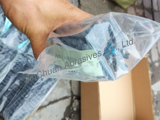 Hoge efficiëntie siliciumcarbide ronde honing borstel schuurstoffen metalen handvat