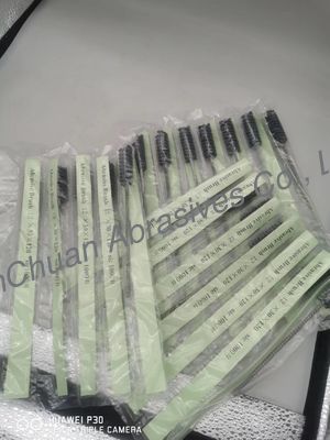 Hoge efficiëntie siliciumcarbide ronde honing borstel schuurstoffen metalen handvat