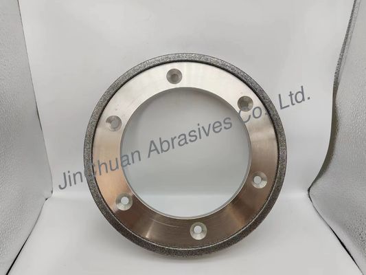 Elektrobonded CBN slijpwiel voor gietijzer 6 gaten Diamant slijpplaat 254mm