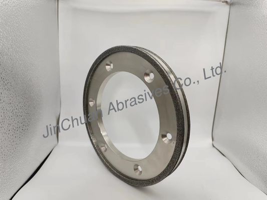 Elektrobonded CBN slijpwiel voor gietijzer 6 gaten Diamant slijpplaat 254mm