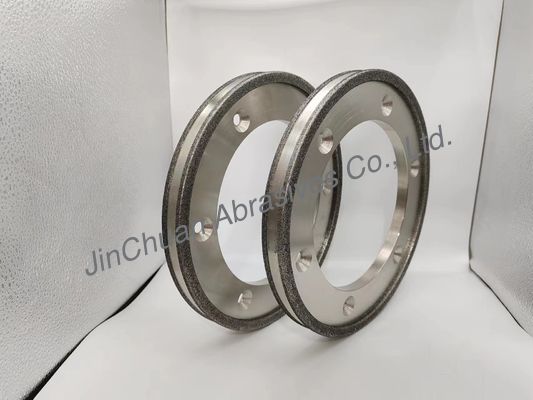 Elektrobonded CBN slijpwiel voor gietijzer 6 gaten Diamant slijpplaat 254mm