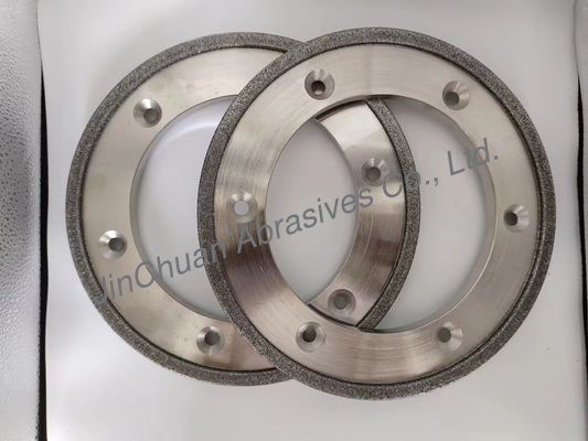 Elektrobonded CBN slijpwiel voor gietijzer 6 gaten Diamant slijpplaat 254mm