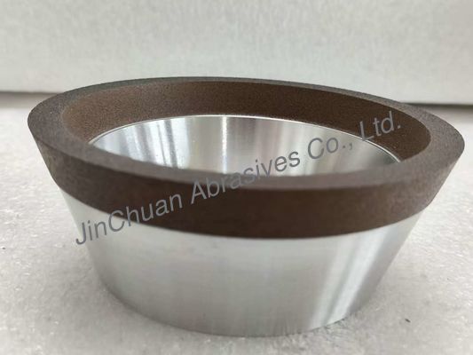 11V2 Hars Diamanten slijpwiel met aluminium lichaam Grit 151 Diameter 100