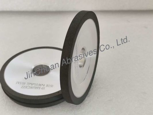 Grijze CBN Hars Bond slijpwiel 1V1 75mm met 10 graden voor efficiëntie Gashing