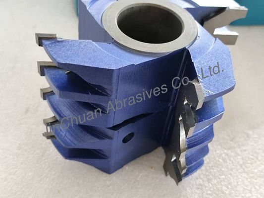 Carbide tip shaper cutters met 4-wing stile en rails concave kast deur