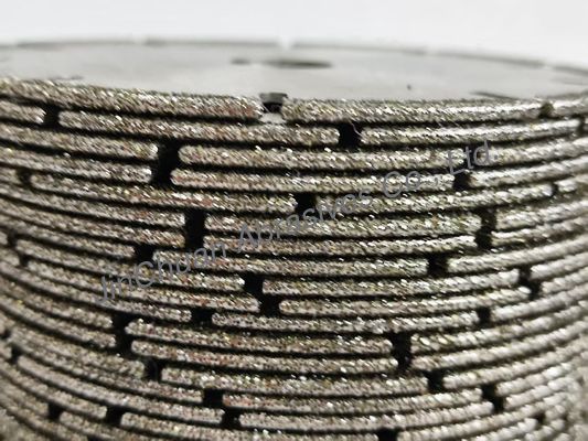 Lange levensduur Elektroplaat gebonden diamant snijblad