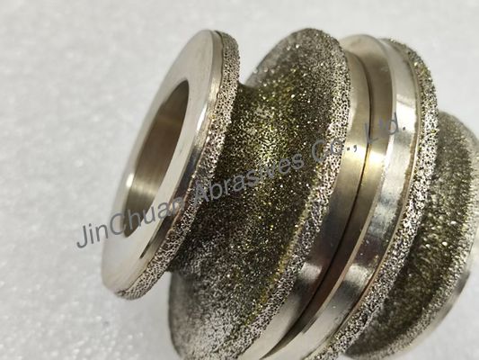 Aanpasbare elektroplateerde diamantenbekleding gewone slijpwielen Wielen