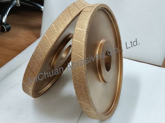 400 mm ruw graan vacuüm gebreid diamondwiel D25/30 slijpwiel voor gietijzer