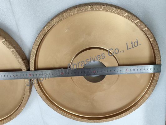 400 mm ruw graan vacuüm gebreid diamondwiel D25/30 slijpwiel voor gietijzer