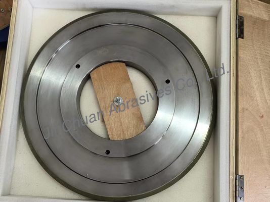Diameter 609,6 mm Grit D170/200 Geelektroplateerd diamant slijpwiel voor het slijpen van koolstofvezelbuis