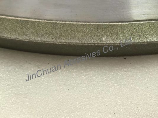 Diameter 609,6 mm Grit D170/200 Geelektroplateerd diamant slijpwiel voor het slijpen van koolstofvezelbuis