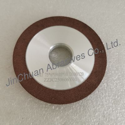 1A1 75*6*32*19.05*10mm D100/120 Harsgebonden Diamant Slijpschijf