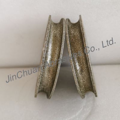 1F6Y 153.67*20.32*12.7mm D40/45 Geelektroplateerd diamant slijpwiel voor de houtindustrie