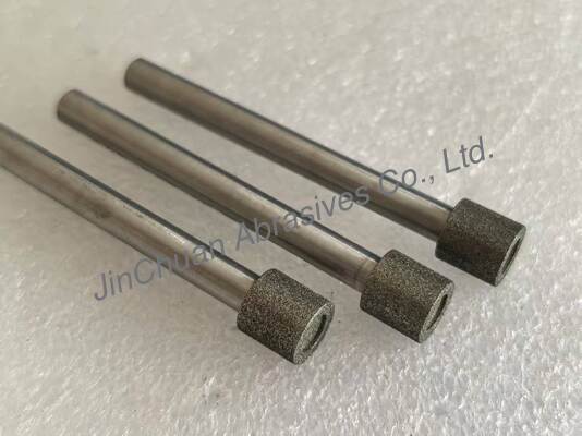 Geelektroplateerde diamantmalkop, diamantgrit nummer 107#