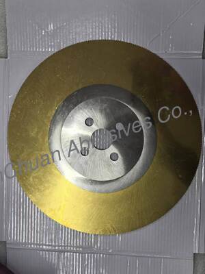 hss zaagblad met 330 tanden, gebruikt voor het snijden van de afdichtingsstrook, met een diameter van 285 mm,