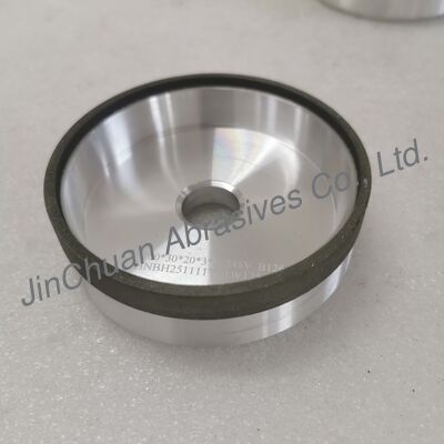 6A9 Harsgebonden CBN Slijpschijf 100*30T*20*3*10mm Nat Slijpen B126