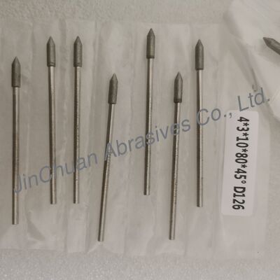 Op maat gemaakte 4*3*10*80mm 17°-120° D126 Gegalvaniseerde Slijpstiften Voor Gecementeerd Carbide