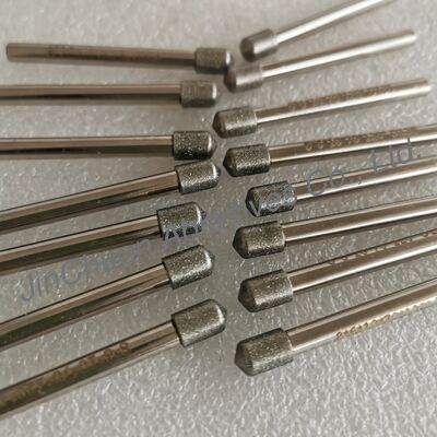 Custom-Made 8*6*10*70mm  120° D126 Electroplated Grinding Bits For Cemented Carbide