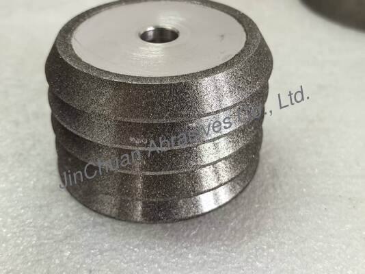 Elektrobonded slijp- en kamferwielen met Amber kleur Cbn elektroplaatwiel