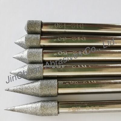 Op maat gemaakte elektroplacerde diamanten slijpkoppen in verschillende maten voor gecementiseerd carbide