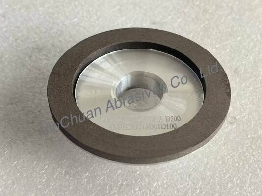 4A2 Harsdiamant slijpschijf gebruikt voor hardmetalen gereedschappen, Diameter 75mm, Korrelnummer D500