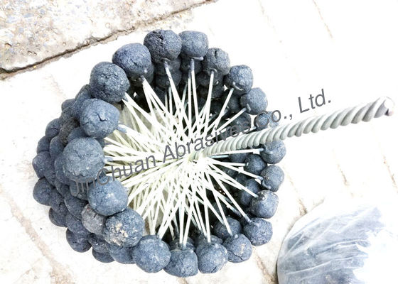 178mm het Carbide Slijpende Borstel van het Diametersilicium/Flexibele Slijpende Hulpmiddelen die aan het verwijderen van braam wordt gebruikt