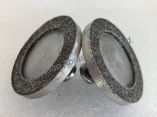 Custom 50mm Diameter B252 Grit Grootte Geelektroplateerd CBN slijpkop voor hoogharde metalen