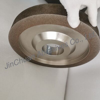 Elektroplaat CBN slijpwiel 405 mm OD met elektroplaat Nickel Bond en aangepaste grindgrootte voor precisie slijpen