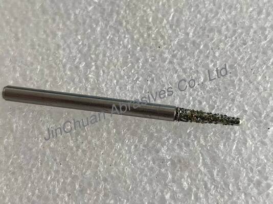 Galvanisch verzinkte Diamantschleifstifte mit Stahlkörper Gritnummer D30/35, R1*3*10*45*3