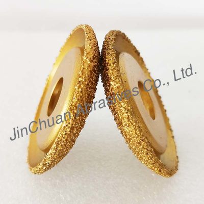 Gietijzer die Gesoldeerde D60mm-CBN Diamond Wheel /Three granularity keuzen 50/60.100/120.200/230 malen