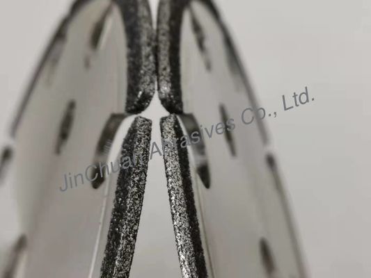 CBN van 145*3*22.2*2.4*7.5 Dinasaw Gegalvaniseerde scherpt CBN van het Cycloon Malende Wiel Wiel met Groeven voor Kettingzaag